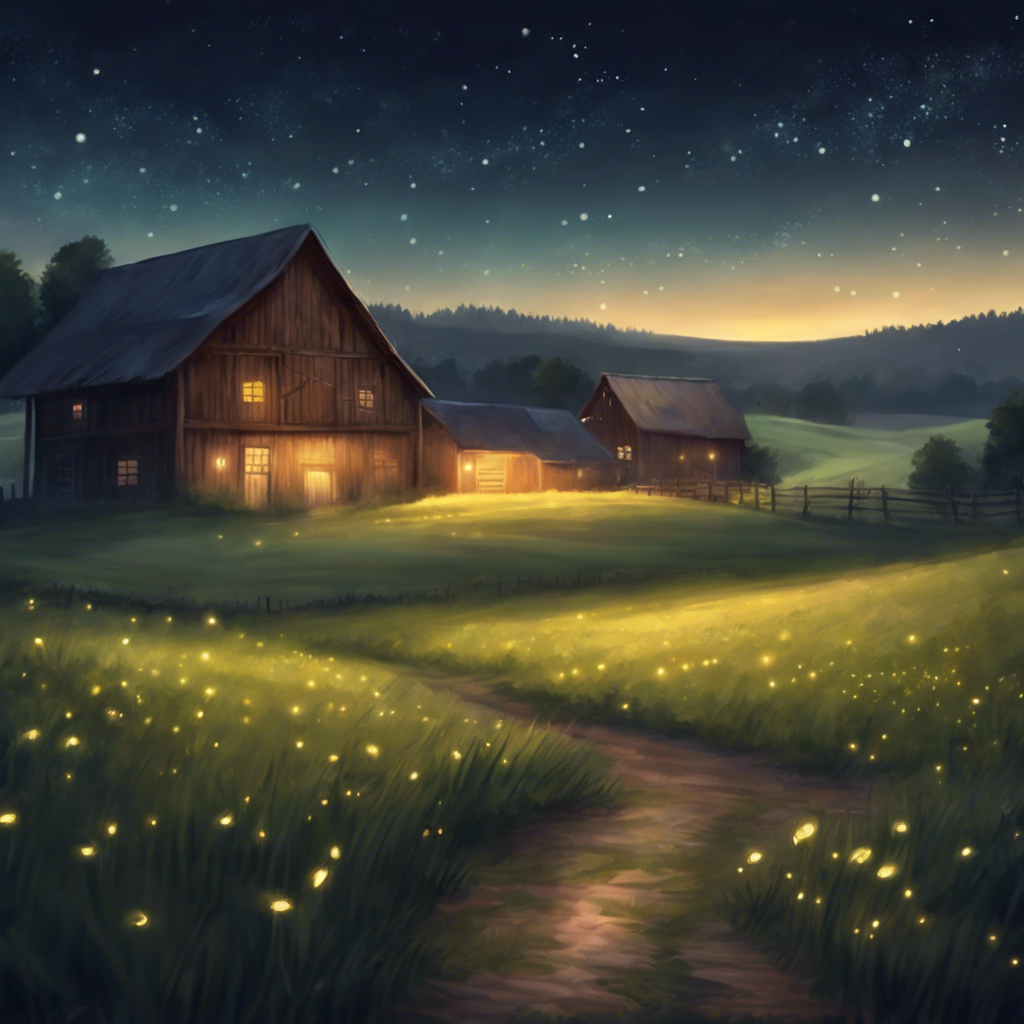 area rural iluminada a noite com recursos moveis de iluminacao