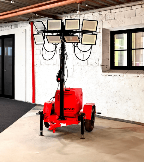 torre de iluminação 4800w